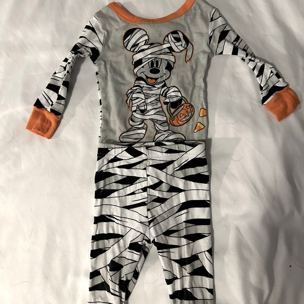 Disney Mickey Halloween PJ Set